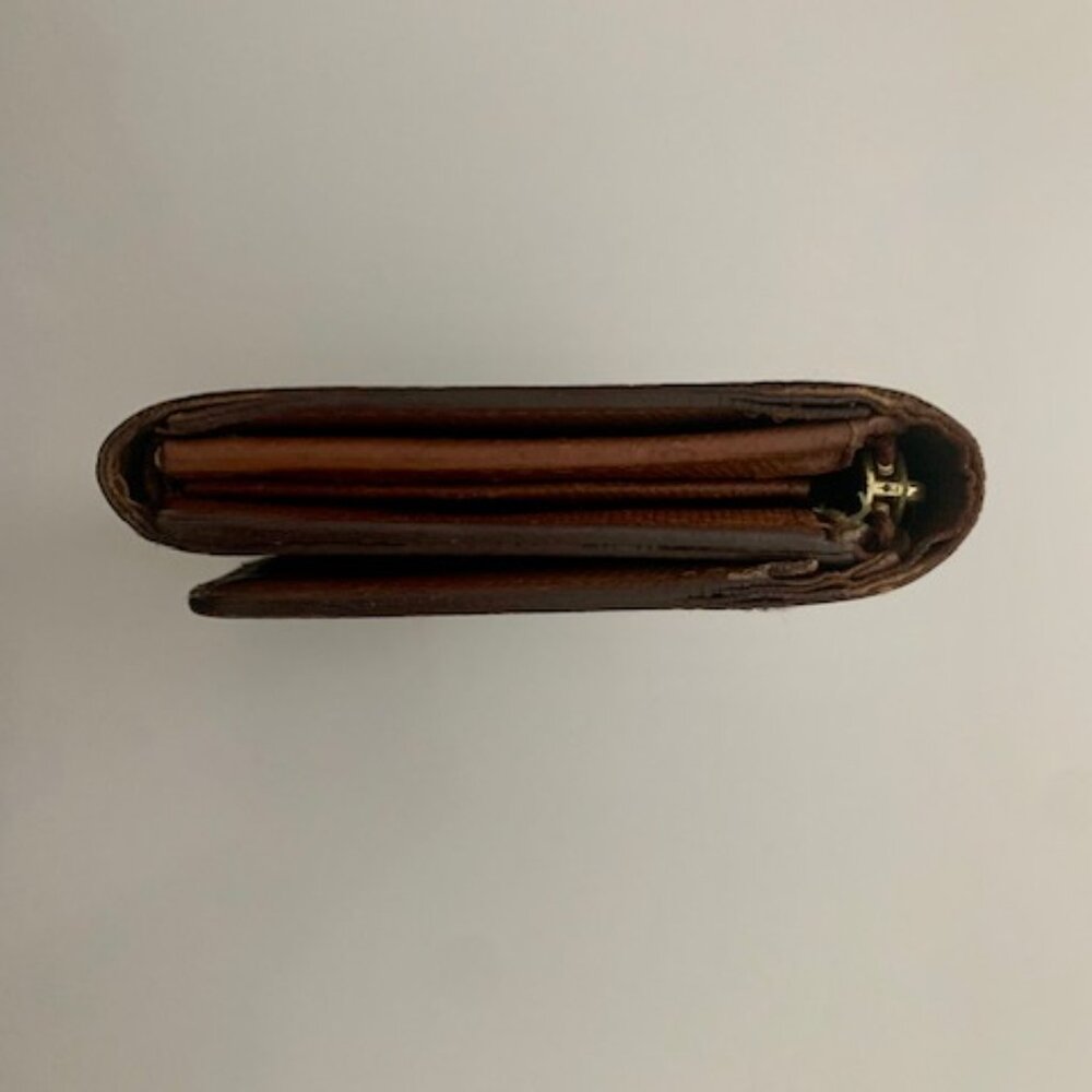 🤎 Vintage Louis Vuitton Monogram Porte Monnaie Trésor Wallet 🤎 - Picture 9 of 11